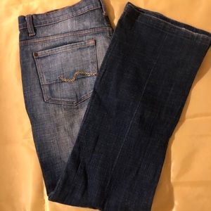 7 For All Mankind crystal pocket bootcut